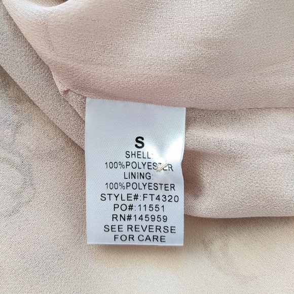 VICI Floral Ruffled High Neck Boho Blouse Top | S - Picture 10 of 12